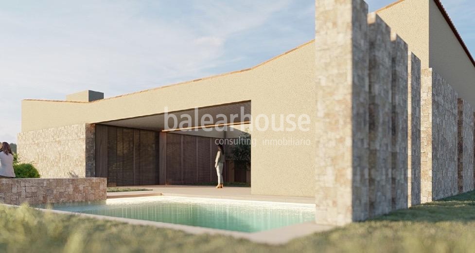 Villas de diseño en un exclusivo condominio junto a la paradisíaca playa de Es Trenc en Mallorca