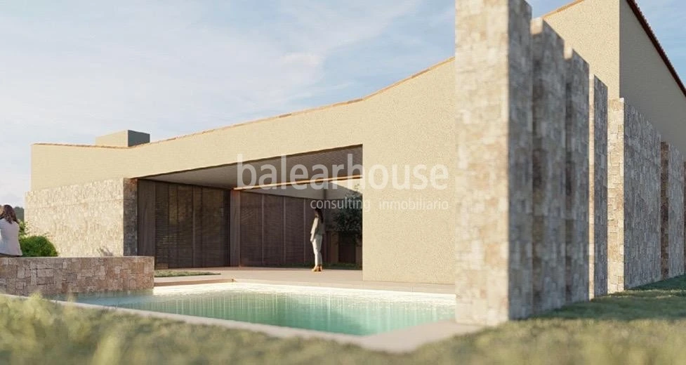 Designervillen in exklusiver Wohnanlage neben dem paradiesischen Strand Es Trenc auf Mallorca