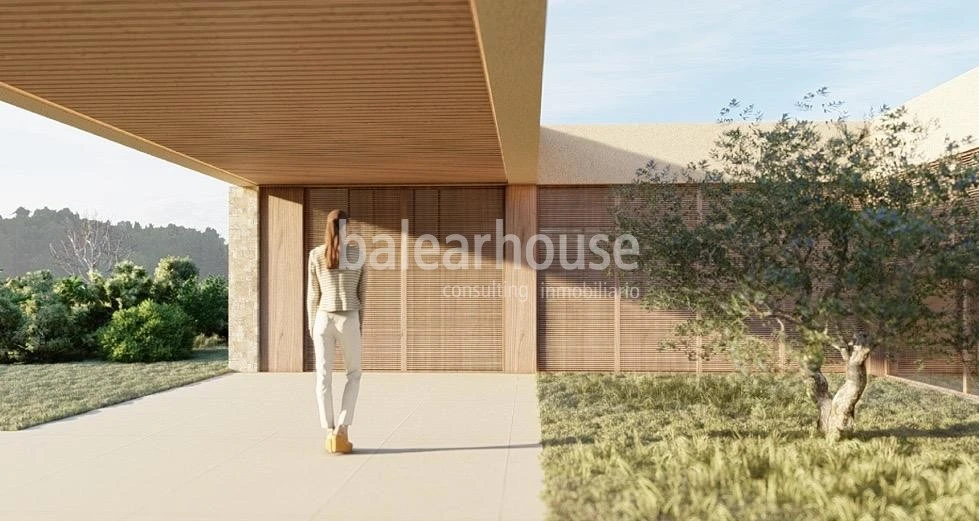 Designervillen in exklusiver Wohnanlage neben dem paradiesischen Strand Es Trenc auf Mallorca