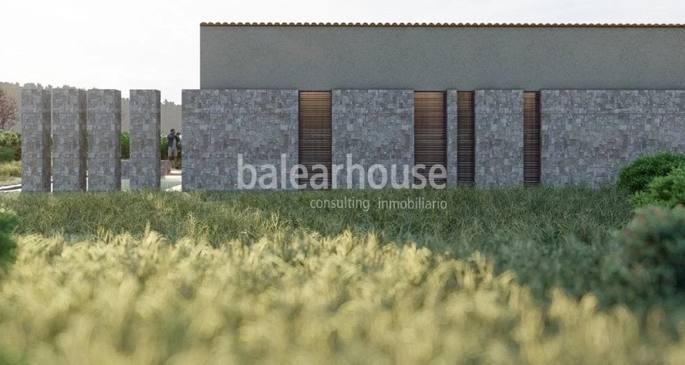 Designervillen in exklusiver Wohnanlage neben dem paradiesischen Strand Es Trenc auf Mallorca