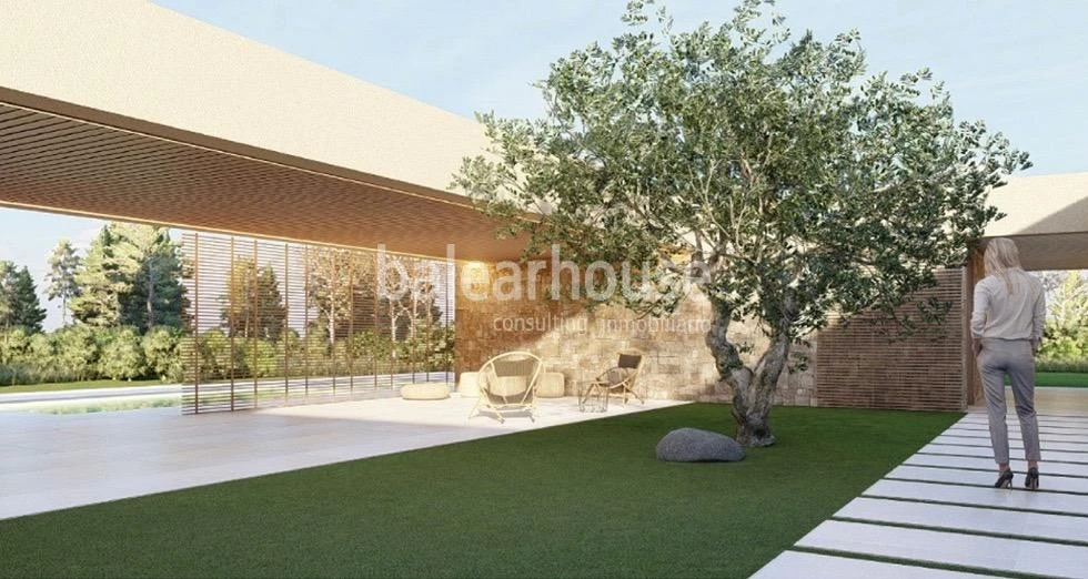Designervillen in exklusiver Wohnanlage neben dem paradiesischen Strand Es Trenc auf Mallorca