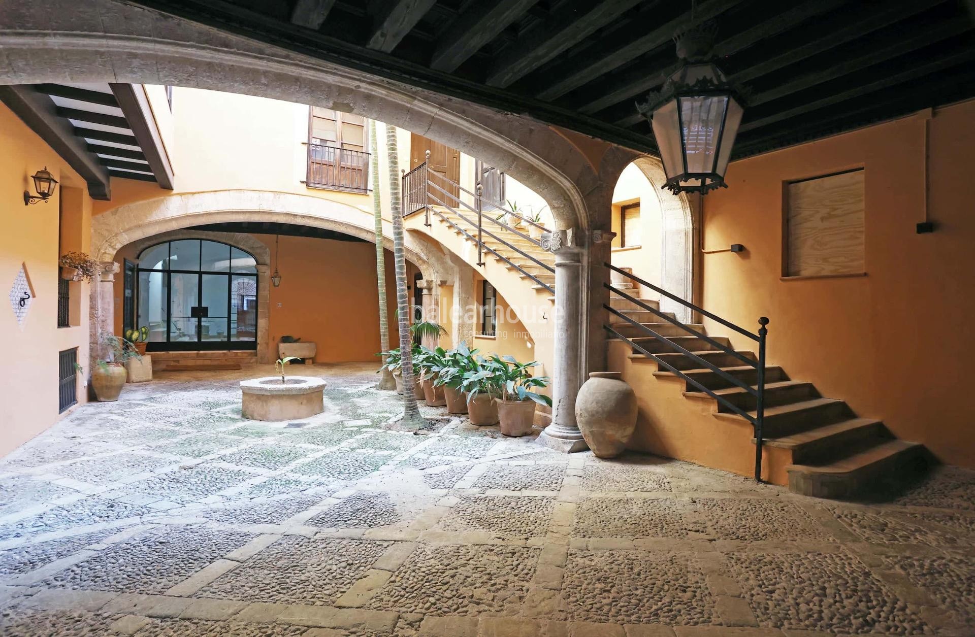 Espectacular piso de diseño en un edificio histórico del corazón del casco antiguo de Palma