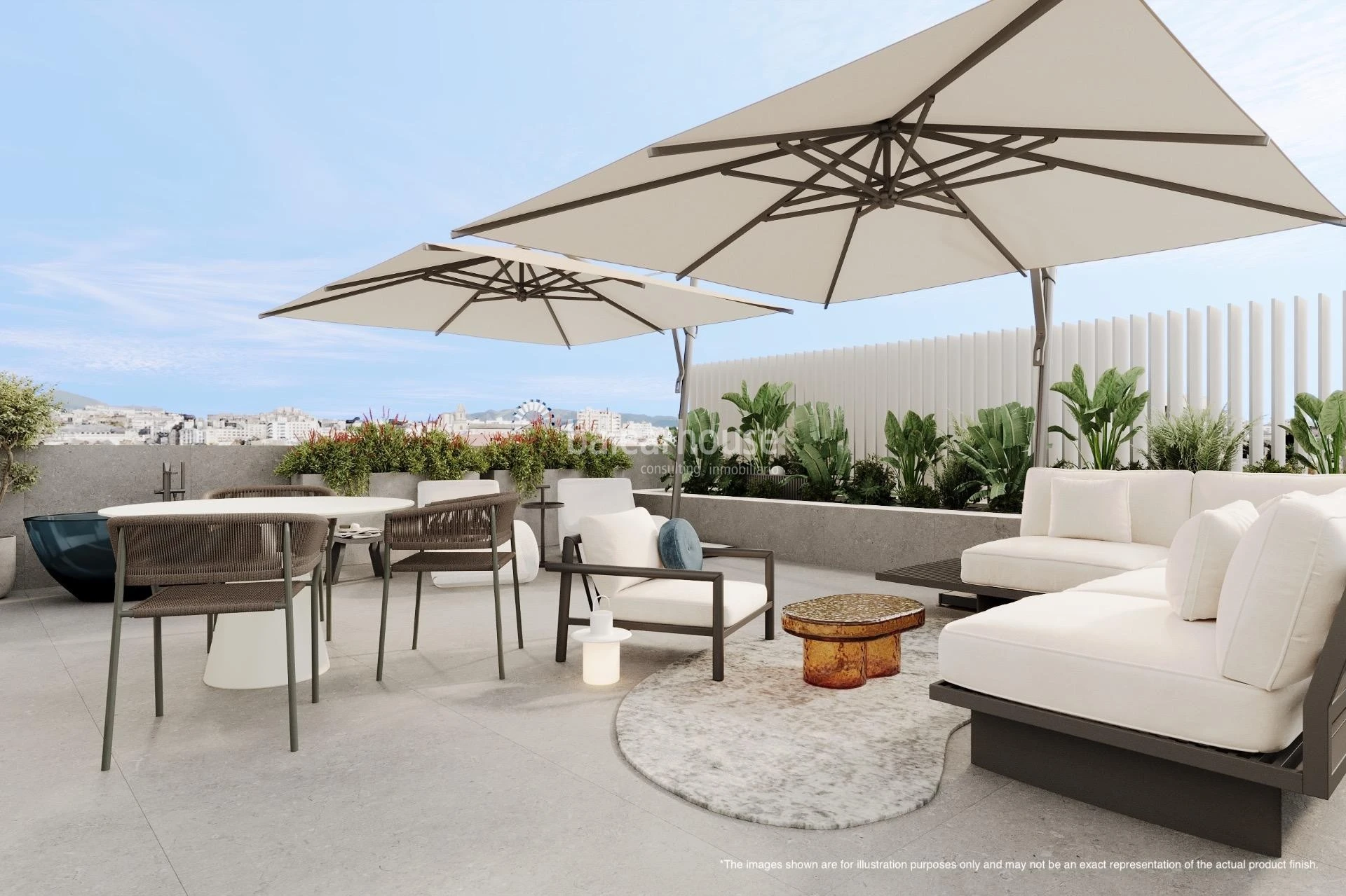 Fantástica vivienda nueva en un complejo con altas calidades y vistas al mar junto al Portixol