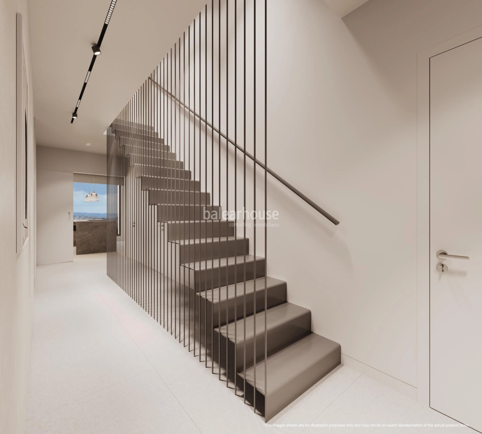 Atemberaubendes Penthouse in einer innovativen Anlage mit Meerblick neben Portixol