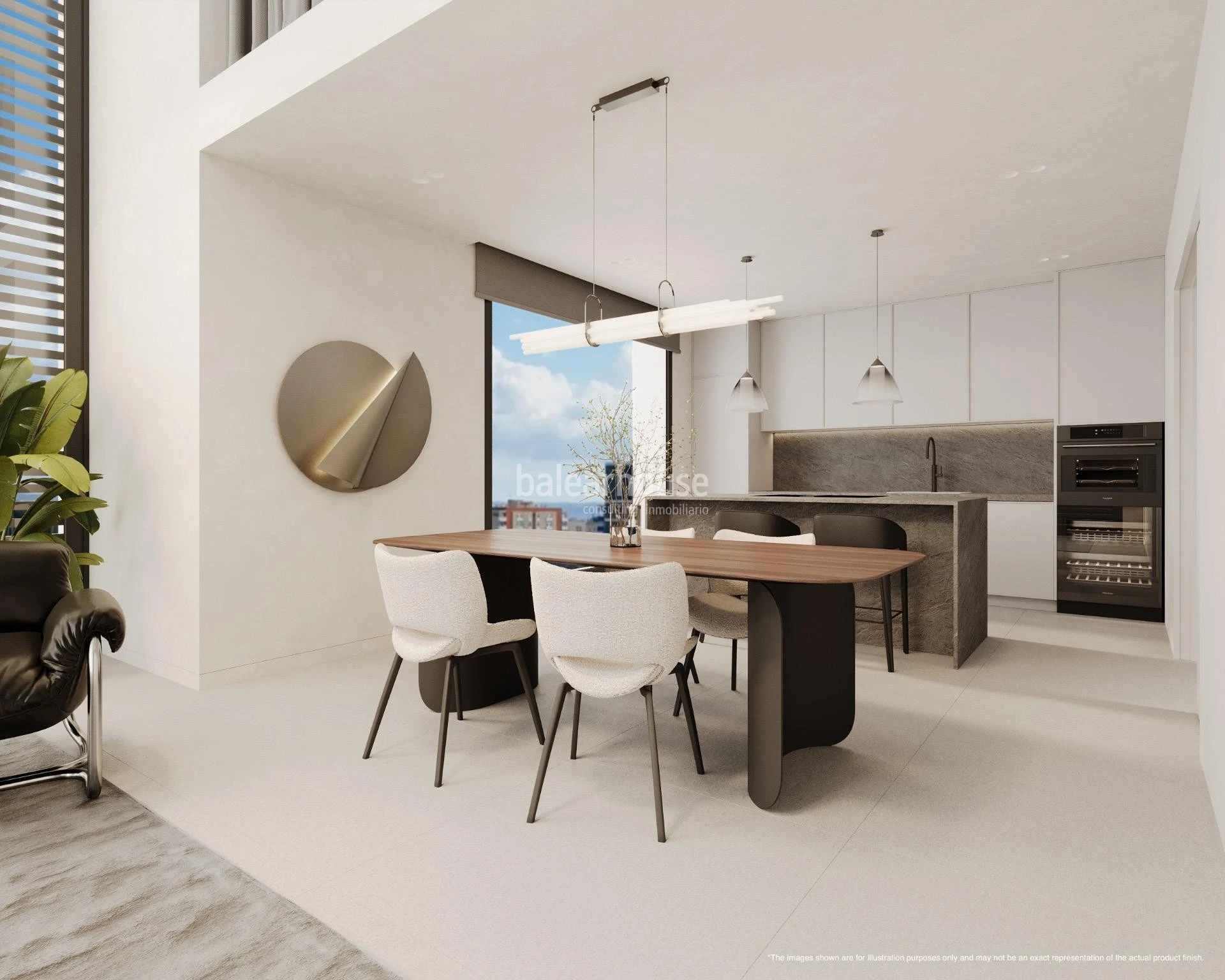 Atemberaubendes Penthouse in einer innovativen Anlage mit Meerblick neben Portixol