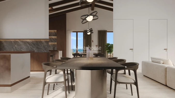 Atemberaubendes Penthouse mit Terrasse und Meerblick in einer exklusiven Anlage in Santa Catalina