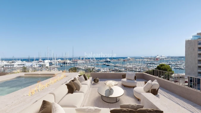 Atemberaubendes Penthouse mit Terrasse und Meerblick in einer exklusiven Anlage in Santa Catalina
