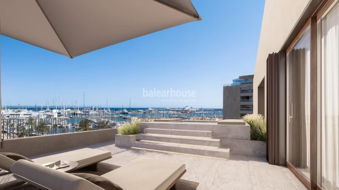 Atemberaubendes Penthouse mit Terrasse und Meerblick in einer exklusiven Anlage in Santa Catalina