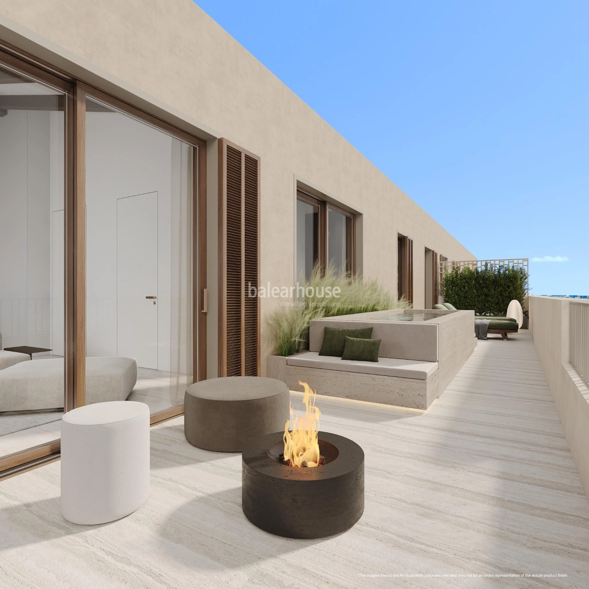 Stunning penthouse with terrace and sea views in an exclusive complex in Santa Catalina