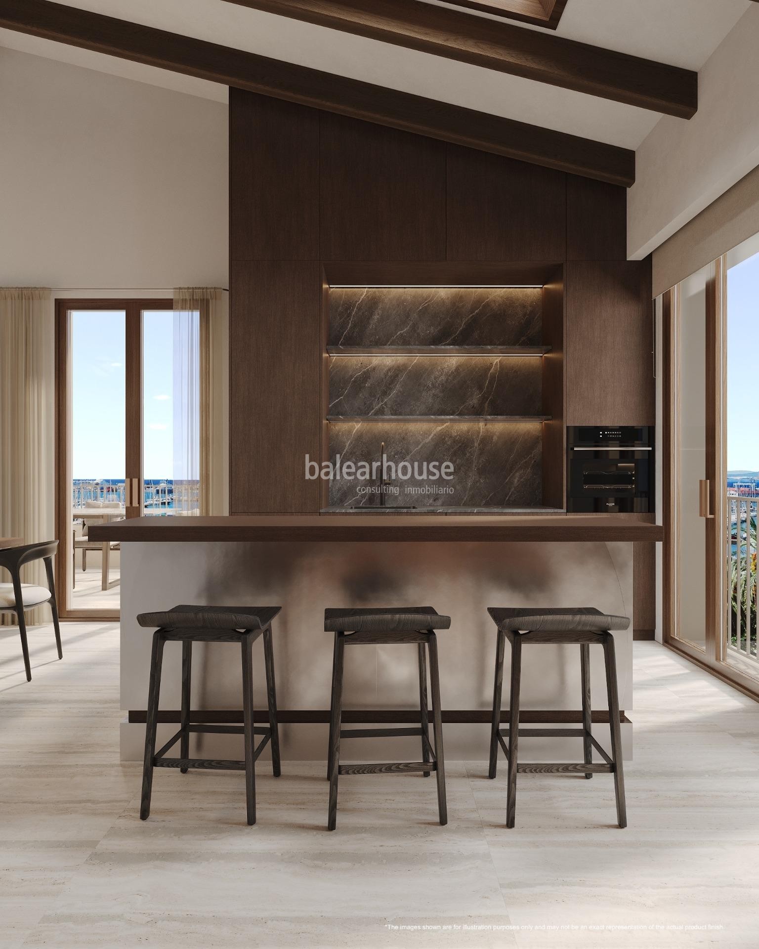 Atemberaubendes Penthouse mit Terrasse und Meerblick in einer exklusiven Anlage in Santa Catalina