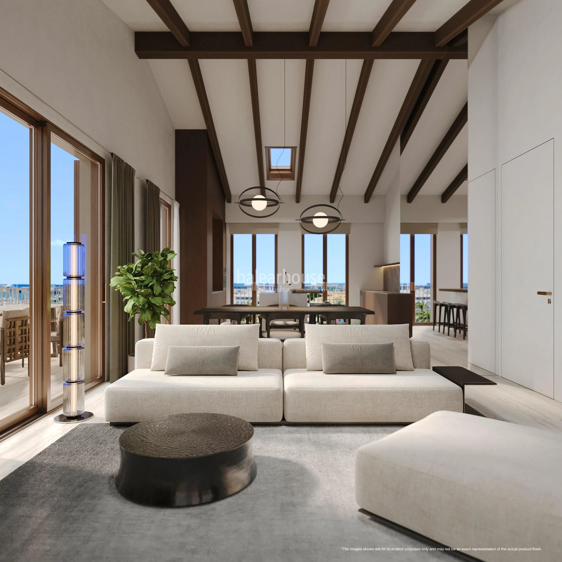 Stunning penthouse with terrace and sea views in an exclusive complex in Santa Catalina
