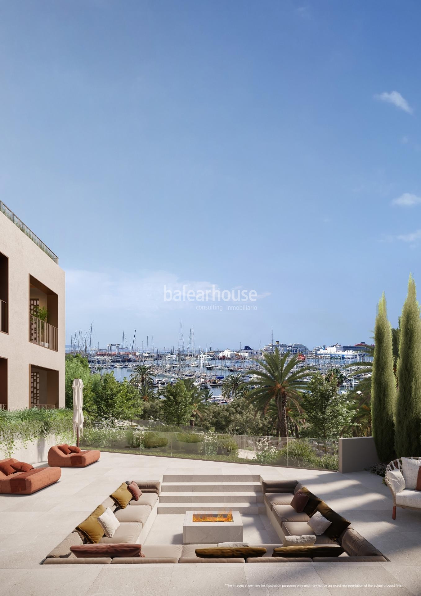 Atemberaubendes Penthouse mit Terrasse und Meerblick in einer exklusiven Anlage in Santa Catalina