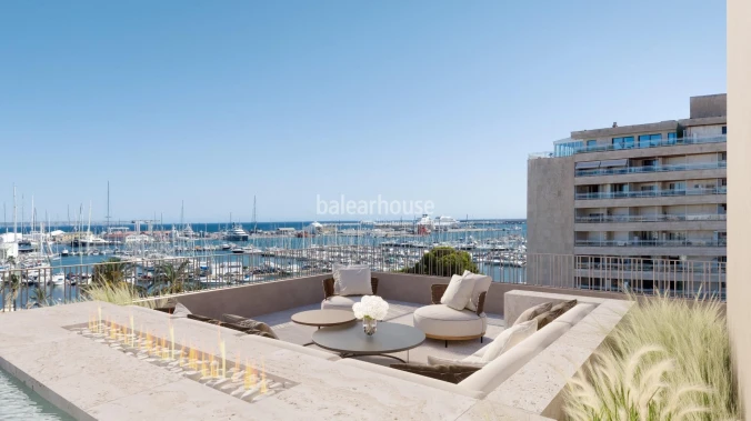 Large penthouse with magnificent sea views in an exclusive complex in Santa Catalina