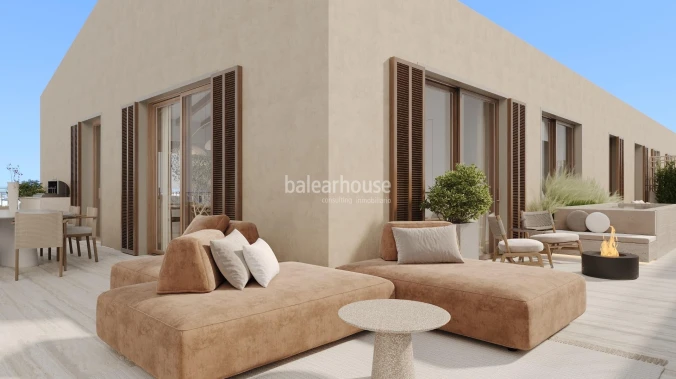 Large penthouse with magnificent sea views in an exclusive complex in Santa Catalina