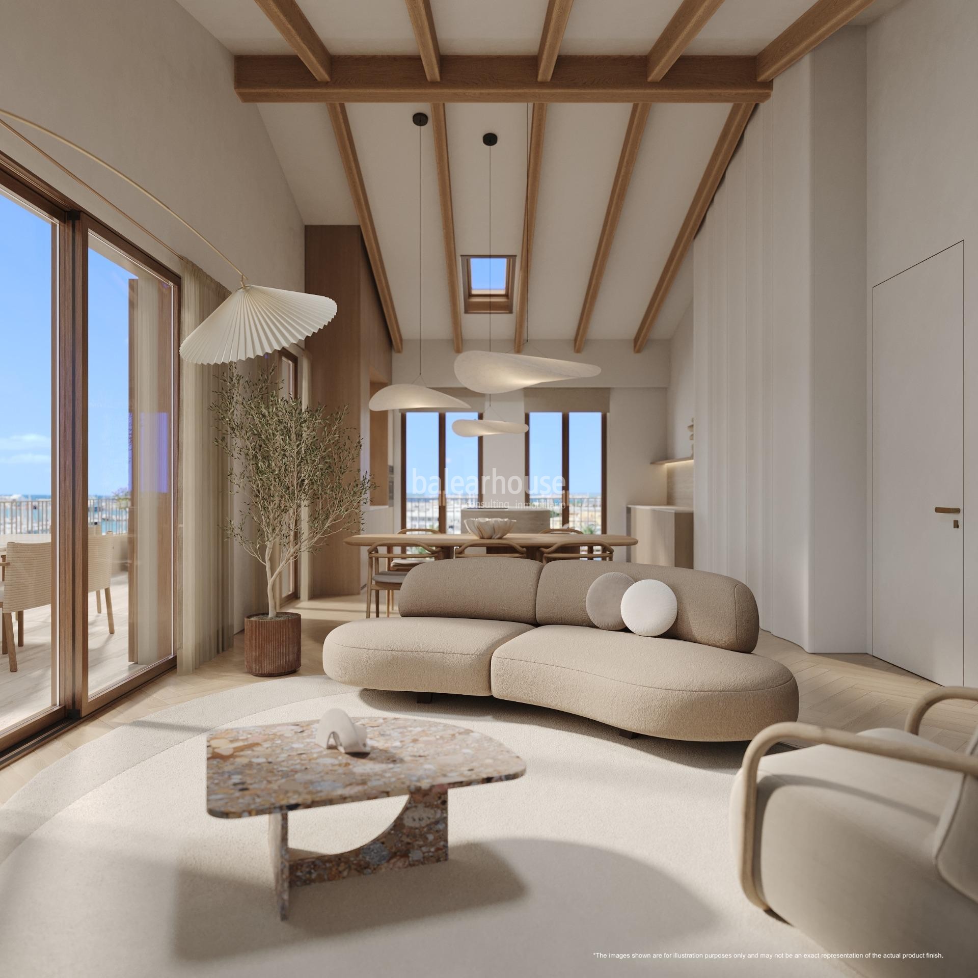 Großes Penthouse mit herrlichem Meerblick in einer exklusiven Anlage in Santa Catalina