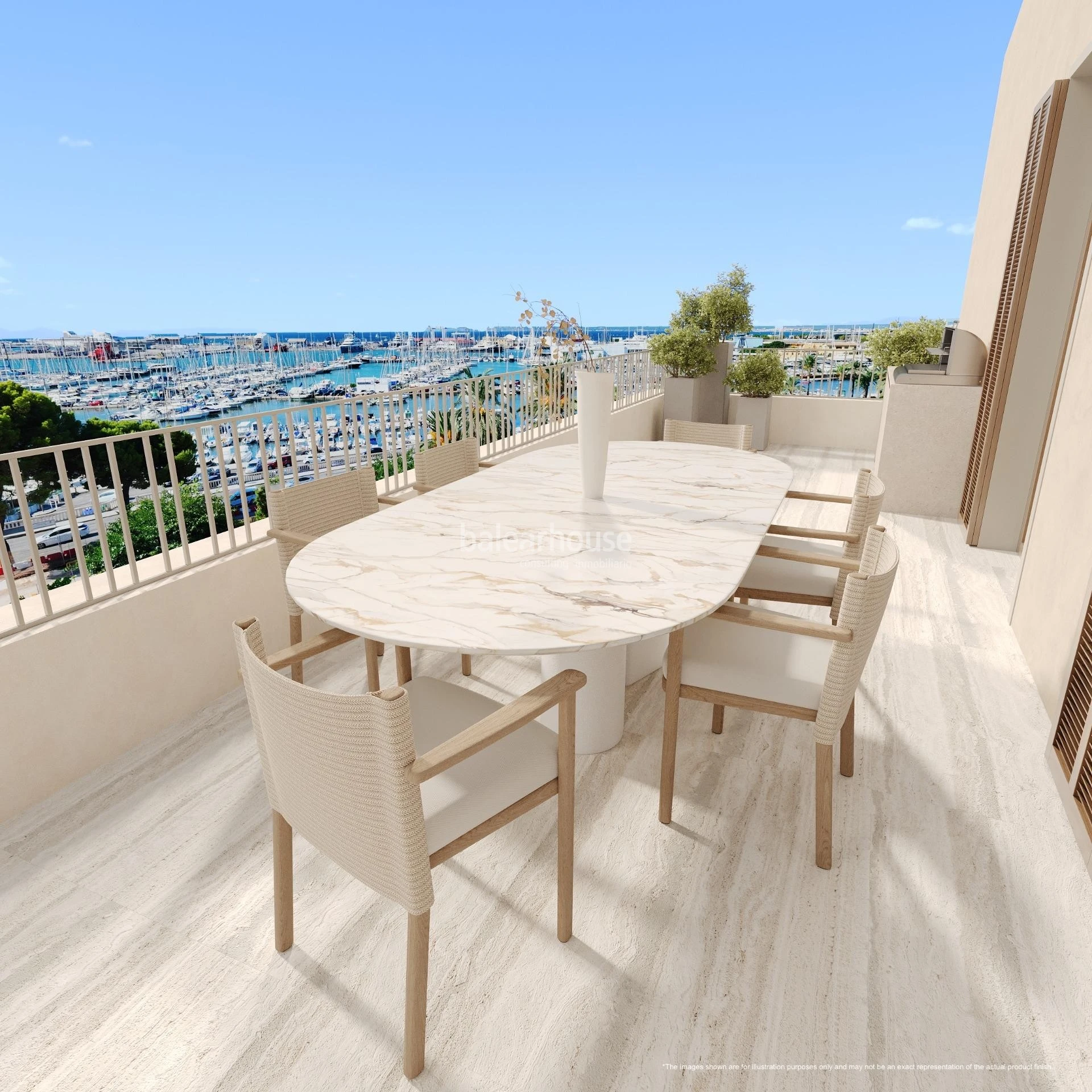 Großes Penthouse mit herrlichem Meerblick in einer exklusiven Anlage in Santa Catalina