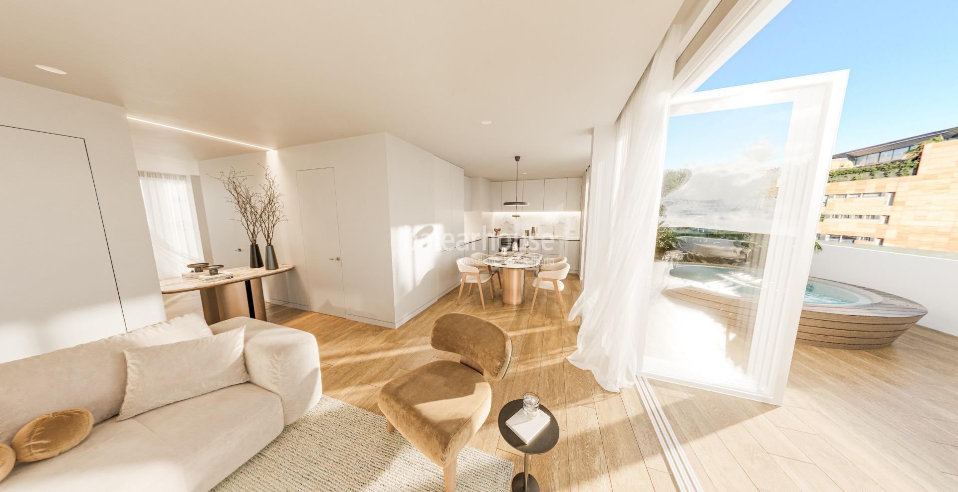 Exclusivo proyecto de viviendas con magníficas vistas al mar en Marina Botafoch, Ibiza