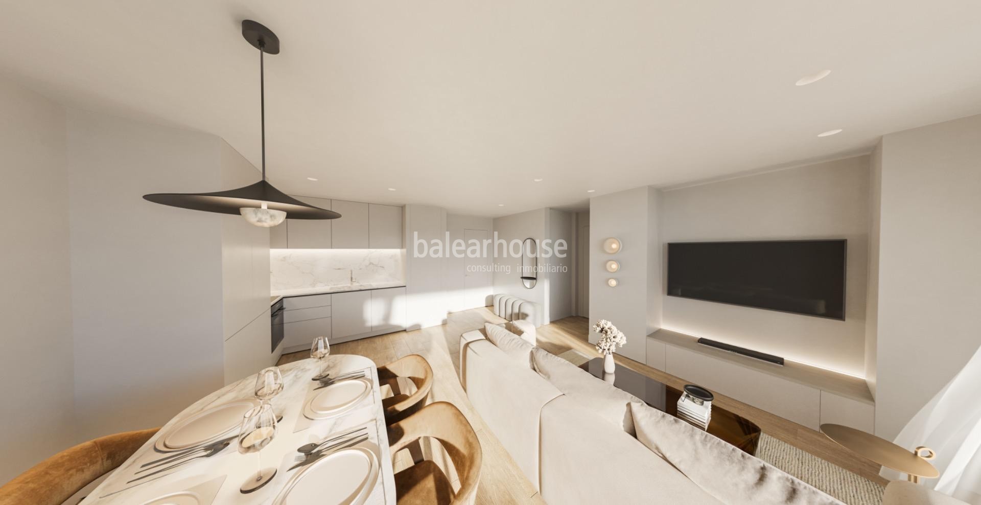 Exclusivo proyecto de viviendas con magníficas vistas al mar en Marina Botafoch, Ibiza