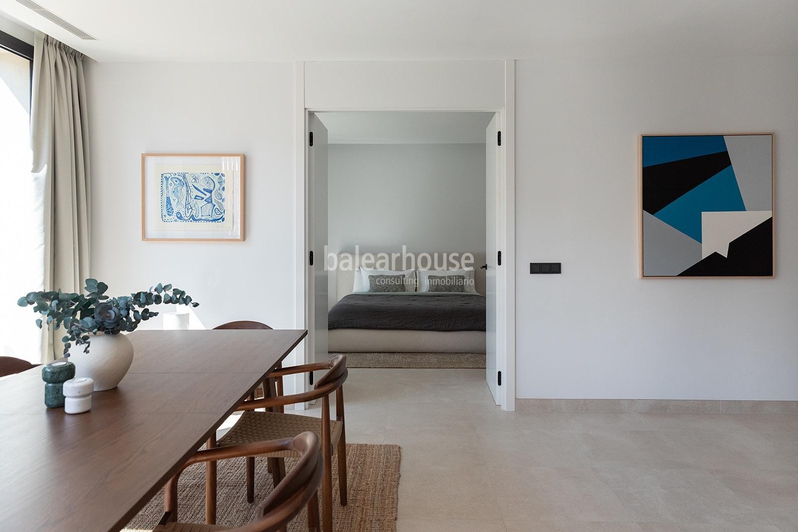 Fabulosa planta baja de diseño moderno y altas calidades con gran terraza en Son Armadans