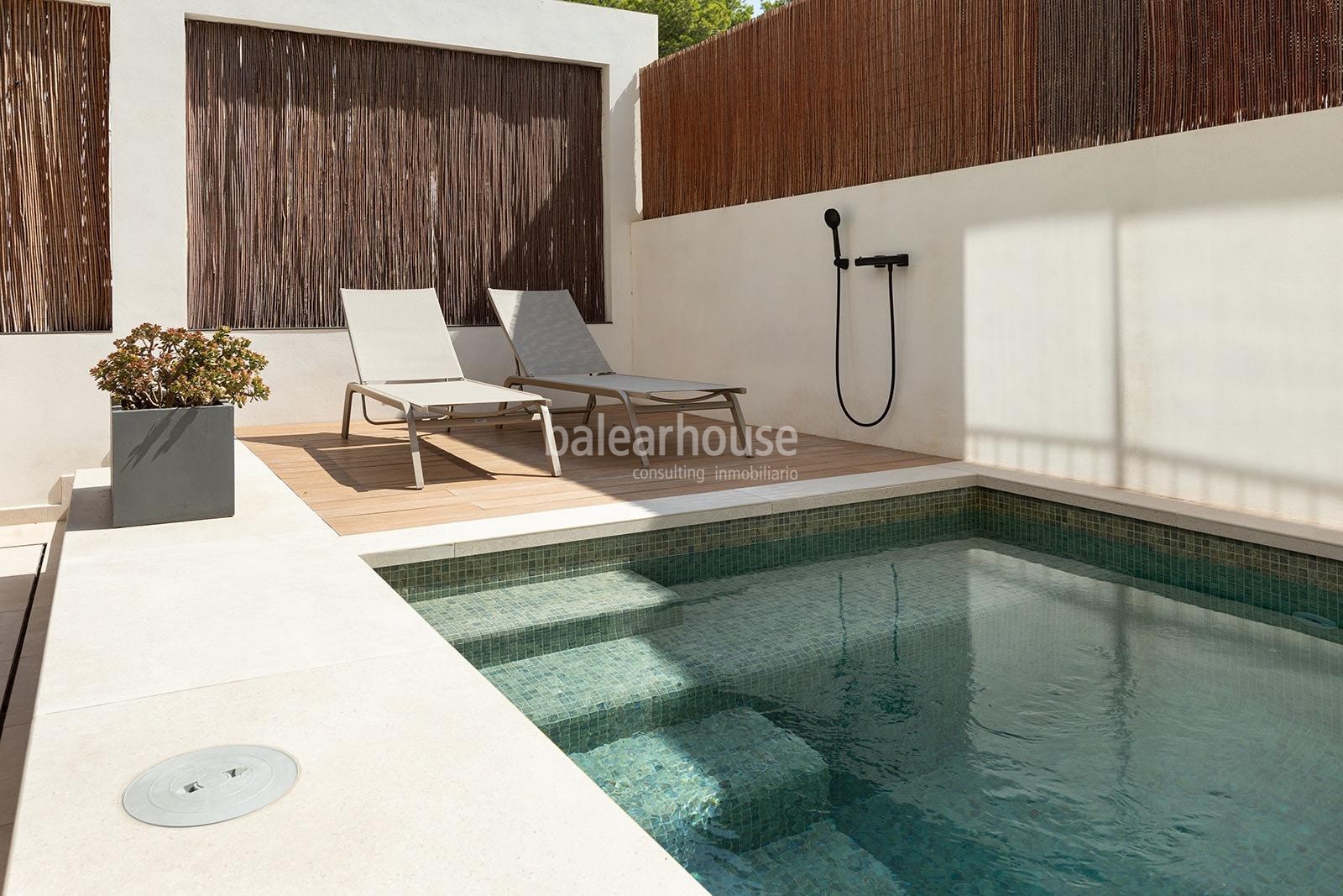 Fabulosa planta baja de diseño moderno y altas calidades con gran terraza en Son Armadans