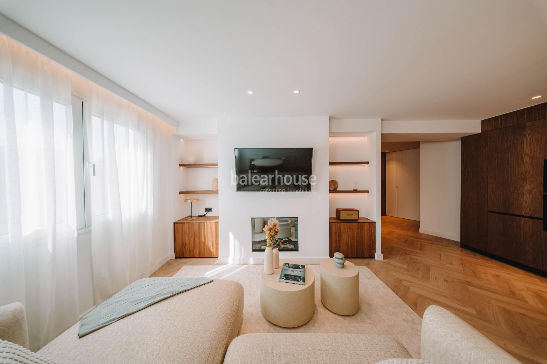 Un refugio urbano de elegancia en este piso situado en el corazón de Palma