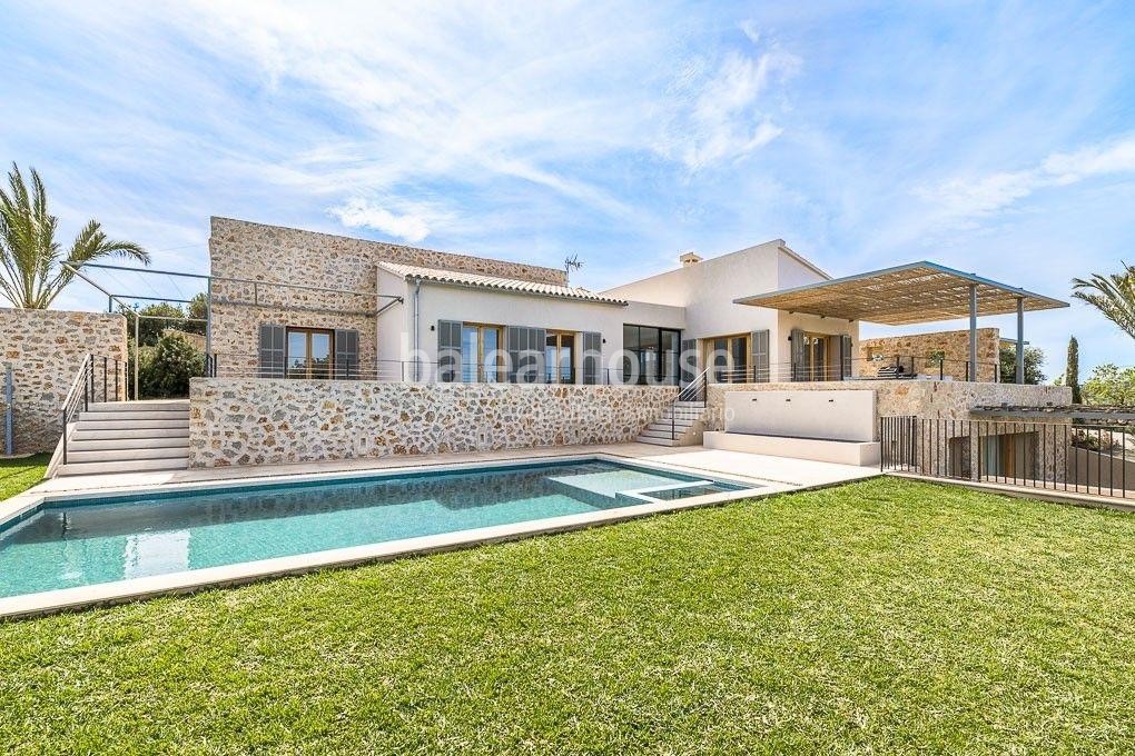 Exceptional Modern Country Estate with Pool, Terraces and Far-Reaching Views near Mallorca’s Finest Beaches