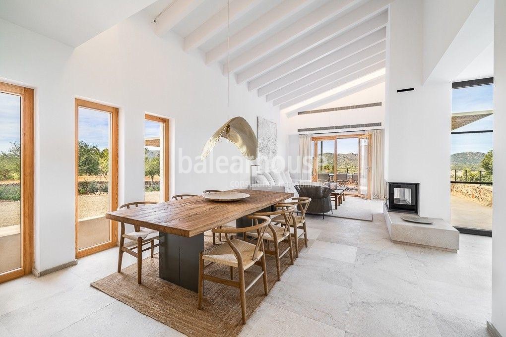 Exceptional Modern Country Estate with Pool, Terraces and Far-Reaching Views near Mallorca’s Finest Beaches