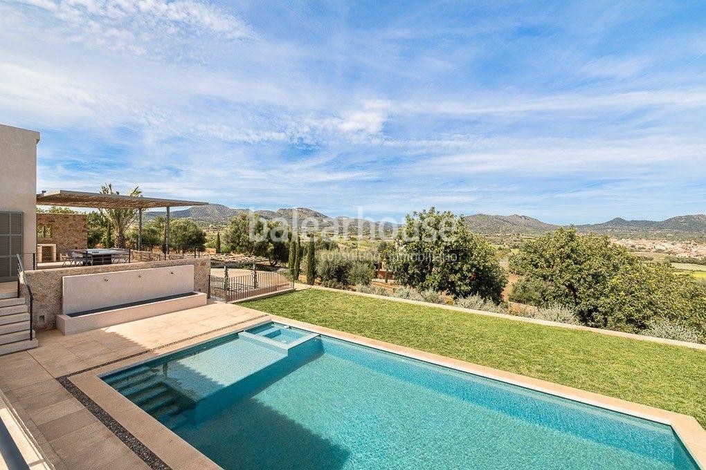 Exceptional Modern Country Estate with Pool, Terraces and Far-Reaching Views near Mallorca’s Finest Beaches
