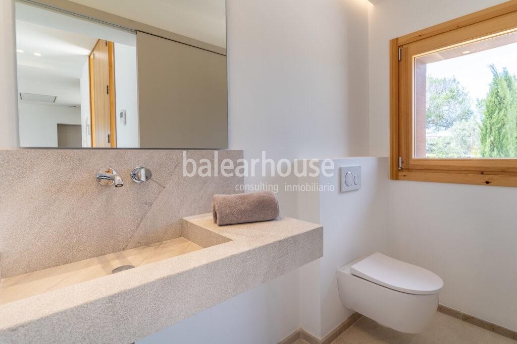 Exceptional Modern Country Estate with Pool, Terraces and Far-Reaching Views near Mallorca’s Finest Beaches