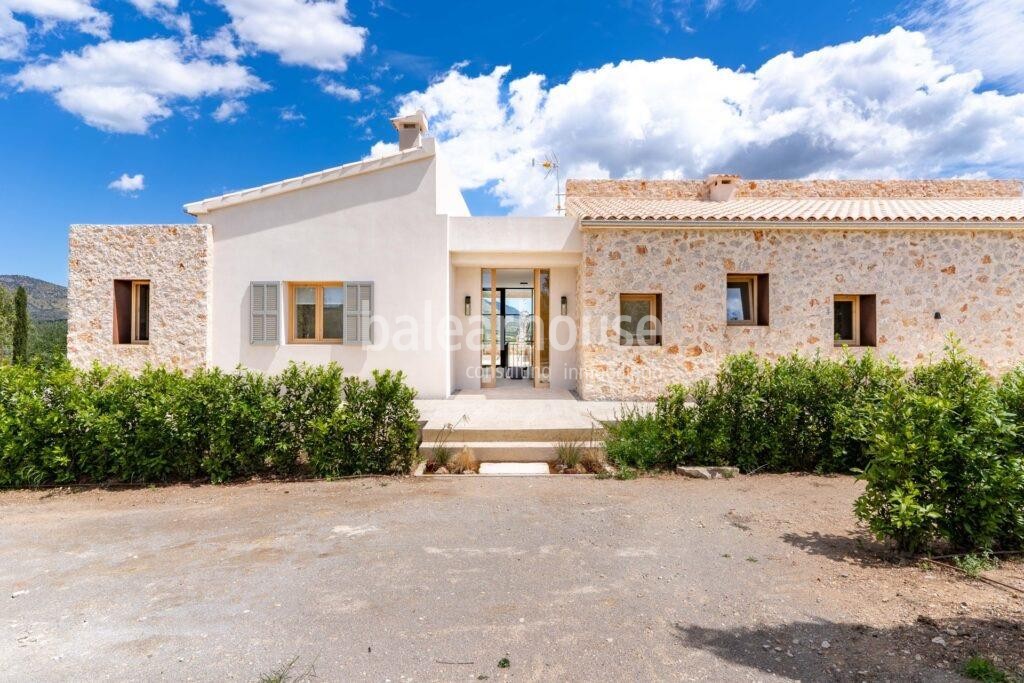 Exceptional Modern Country Estate with Pool, Terraces and Far-Reaching Views near Mallorca’s Finest Beaches
