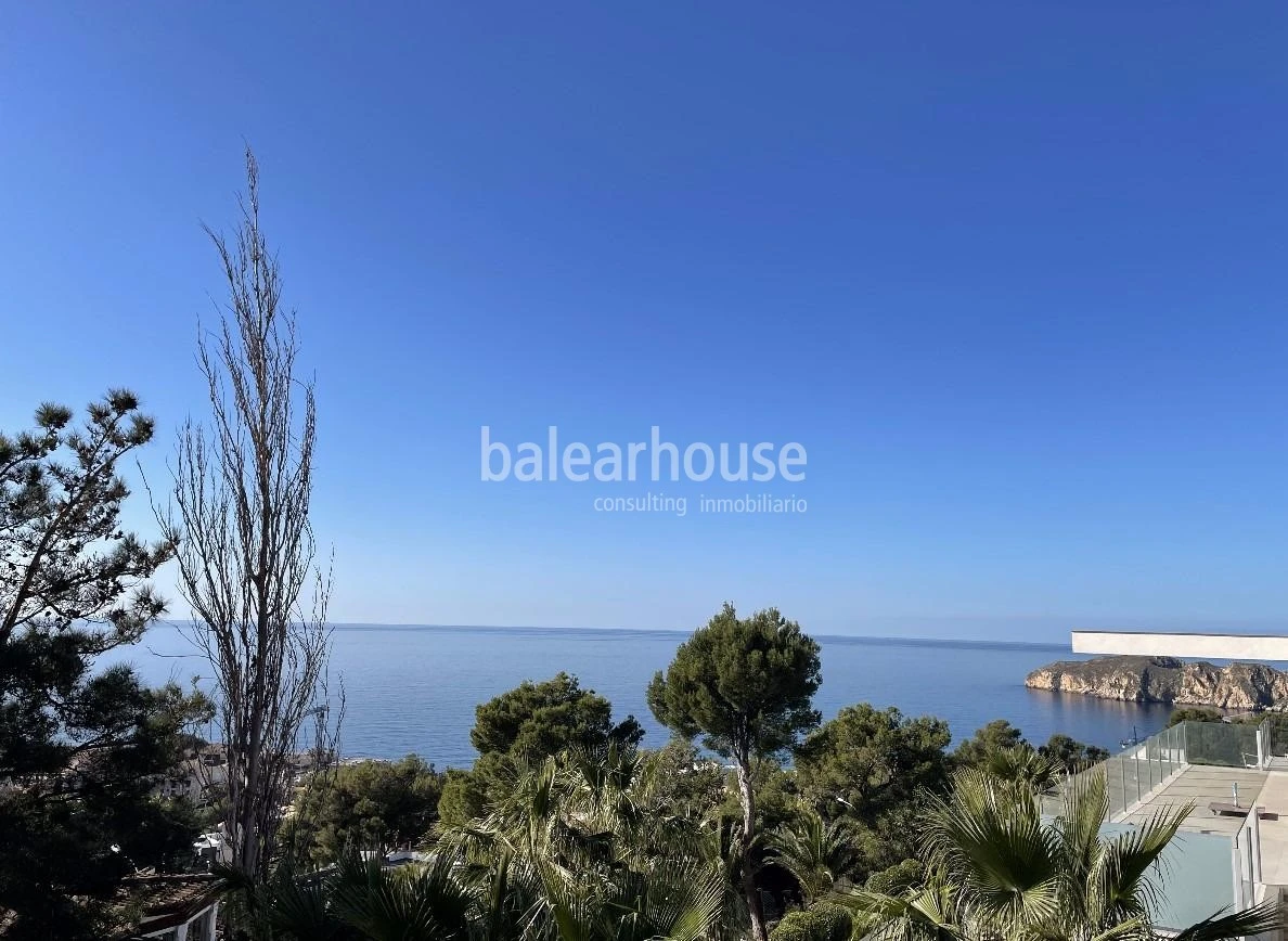 Designer villa project with spectacular sea views in exclusive residential area