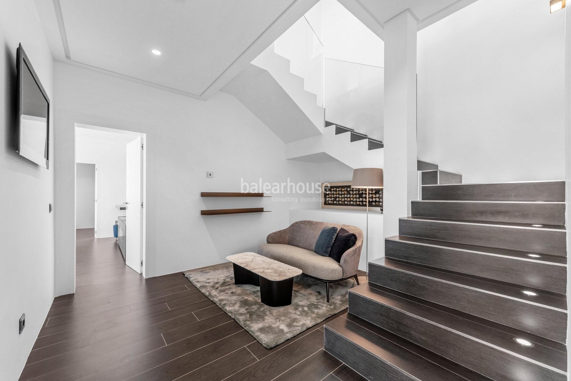 Impecable y elegante villa con terrazas y magníficas vistas al mar en la exclusiva zona de Bendinat