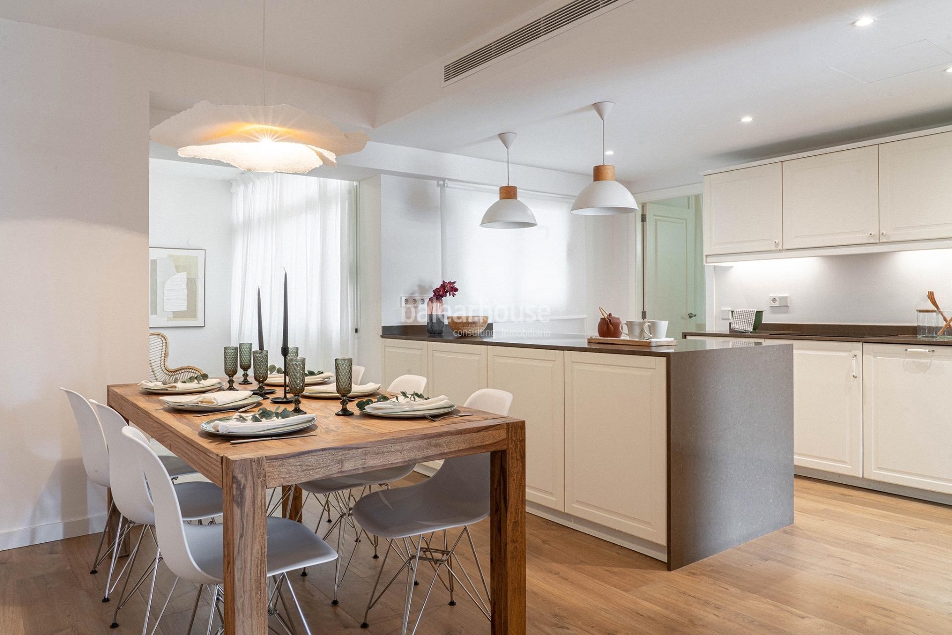 Elegante piso con terraza y piscina en Santa Catalina frente al Tennis Club de Palma