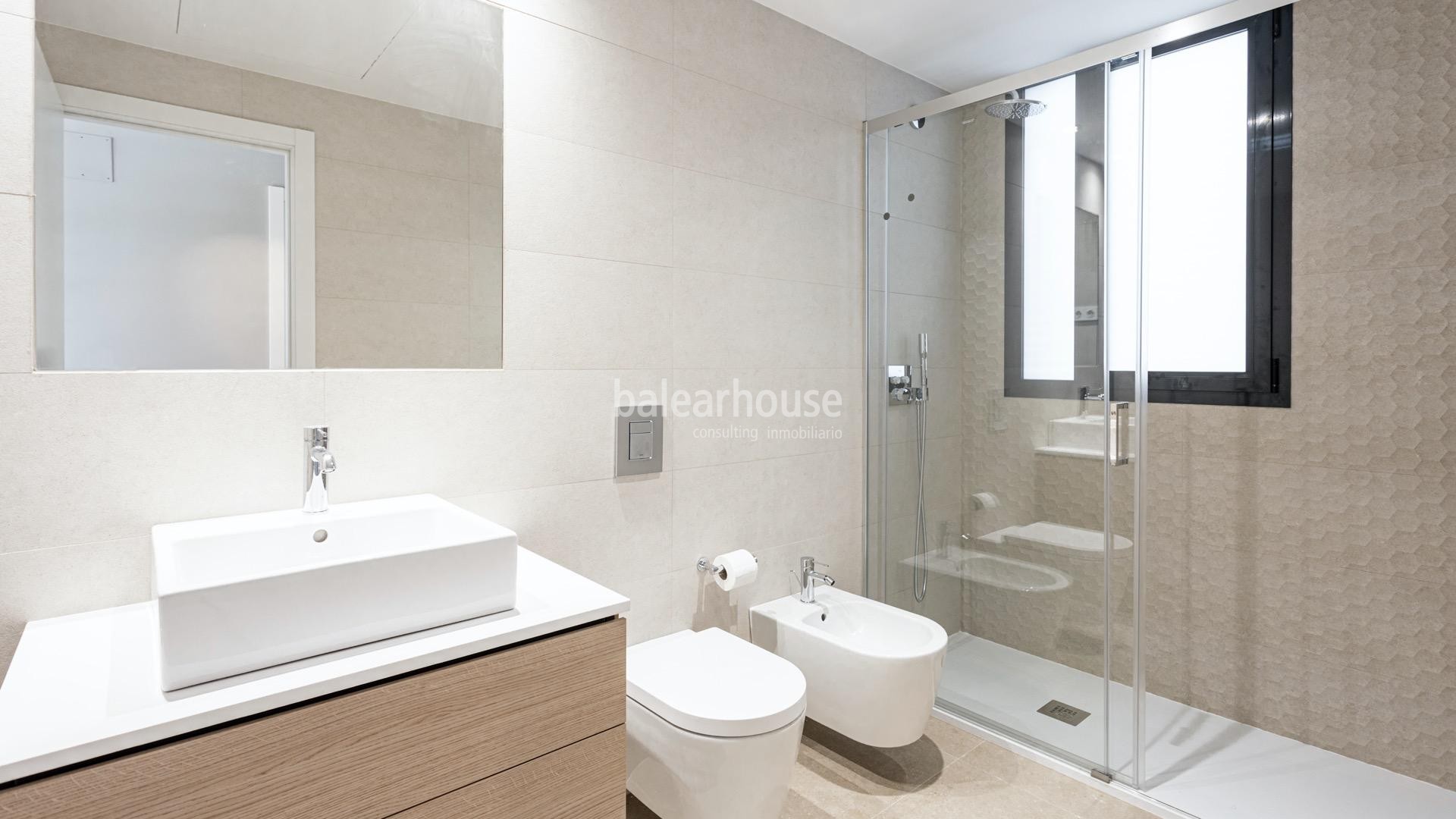 Excelente planta baja a estrenar en Palma junto al golf, con terraza y jardín privado.