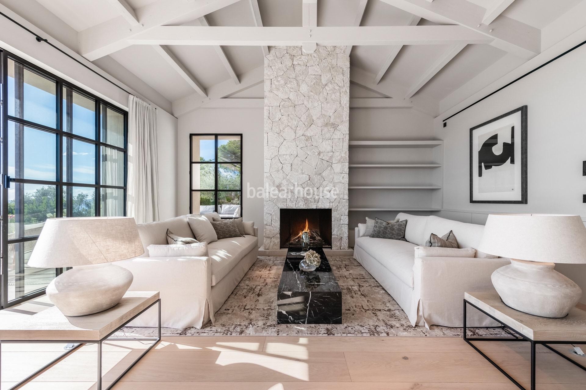 Gran villa de obra nueva con un elegante diseño contemporáneo y vistas deslumbrantes al mar.