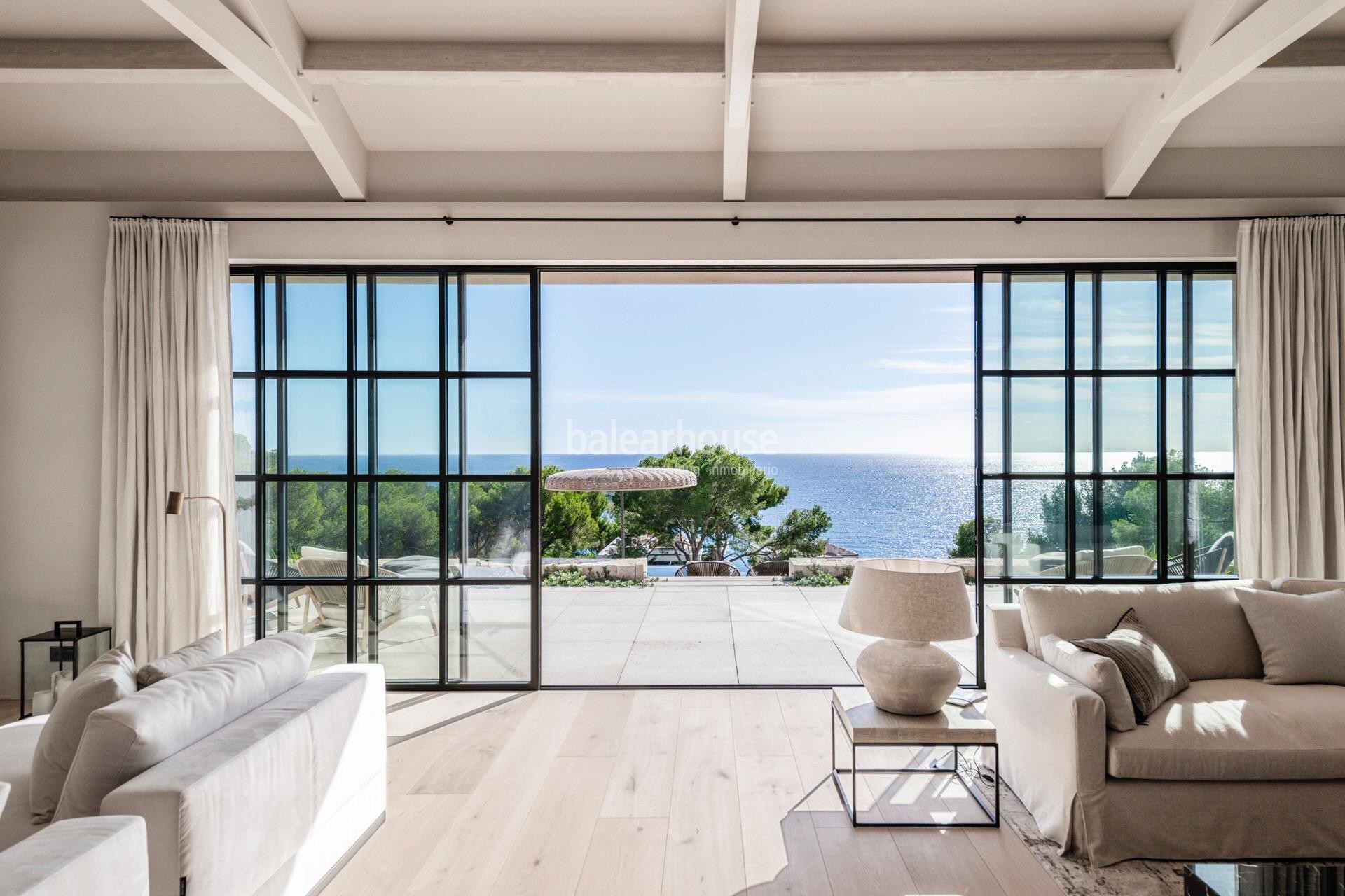 Gran villa de obra nueva con un elegante diseño contemporáneo y vistas deslumbrantes al mar.