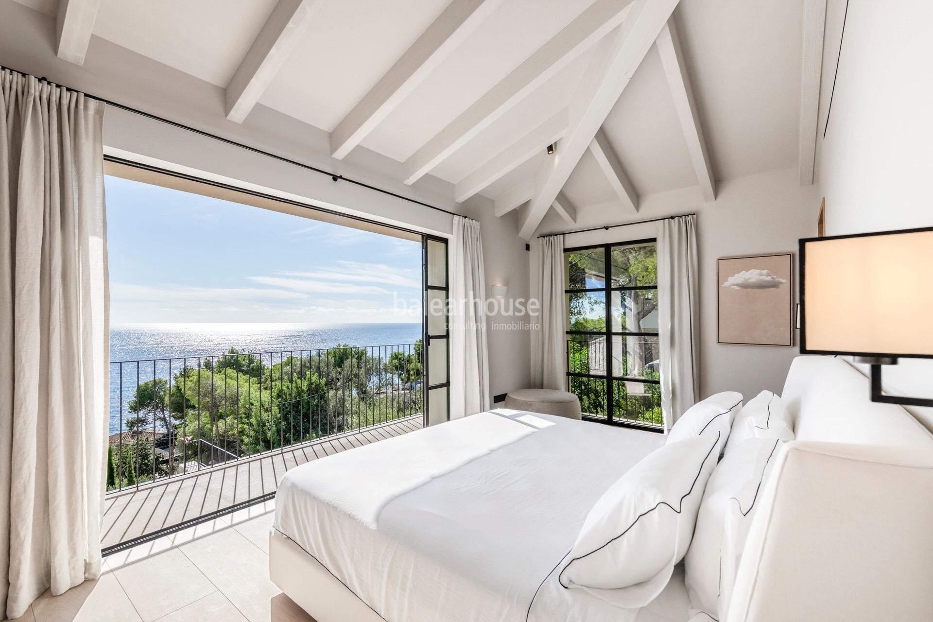 Gran villa de obra nueva con un elegante diseño contemporáneo y vistas deslumbrantes al mar.