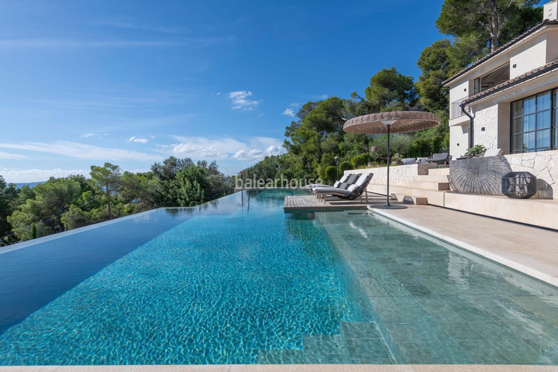 Gran villa de obra nueva con un elegante diseño contemporáneo y vistas deslumbrantes al mar.