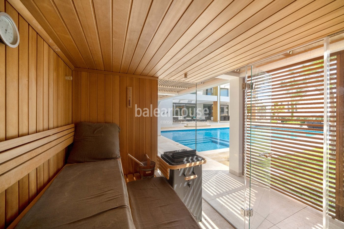 Spectacular contemporary  design for this luxury villa in beautiful Santa Ponsa