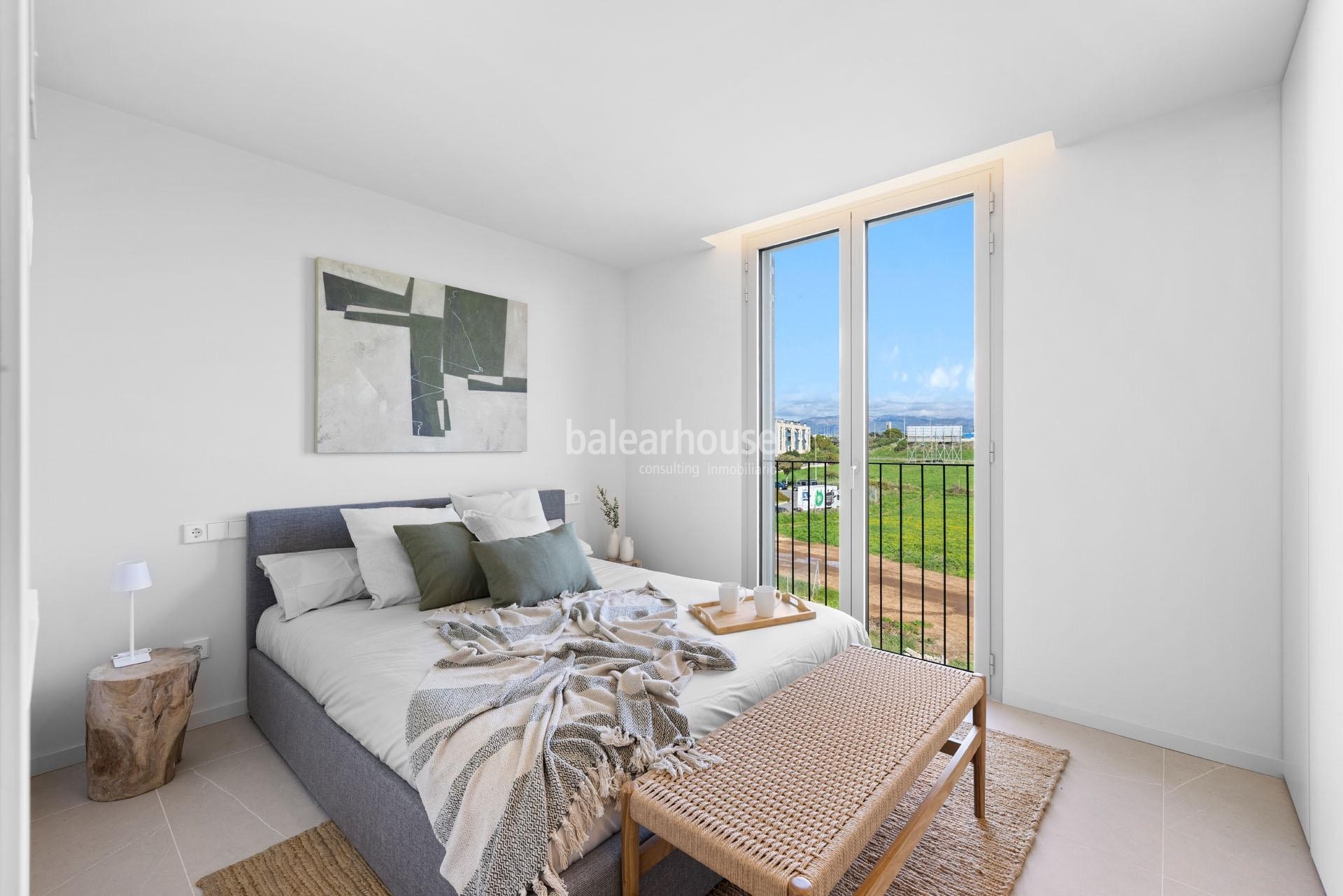 Moderno ático dúplex con gran terraza junto al Portixol muy cerca de la playa