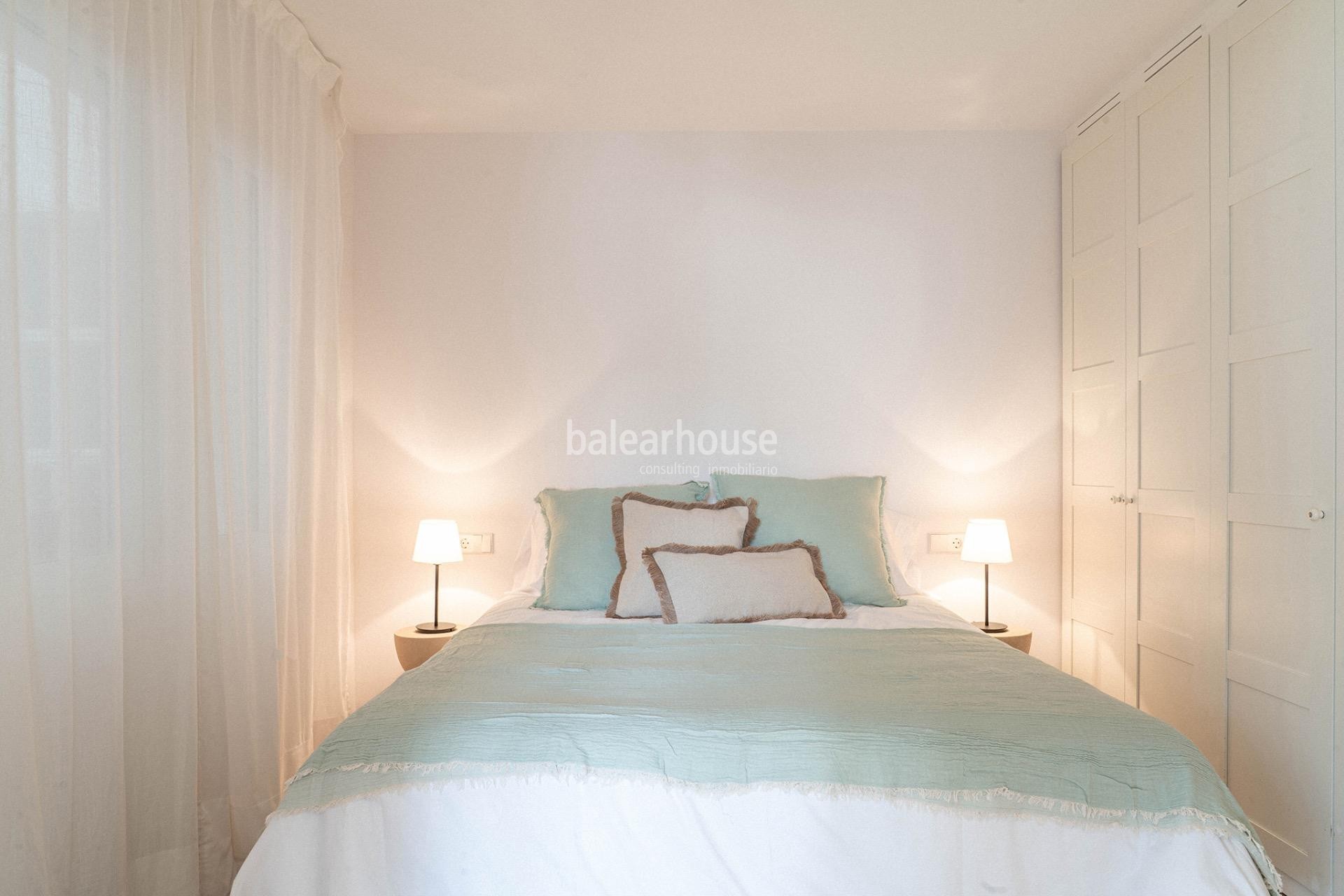 Elegant apartment with terrace, pool, and views of Palma Sport & Tennis Club in Santa Catalina