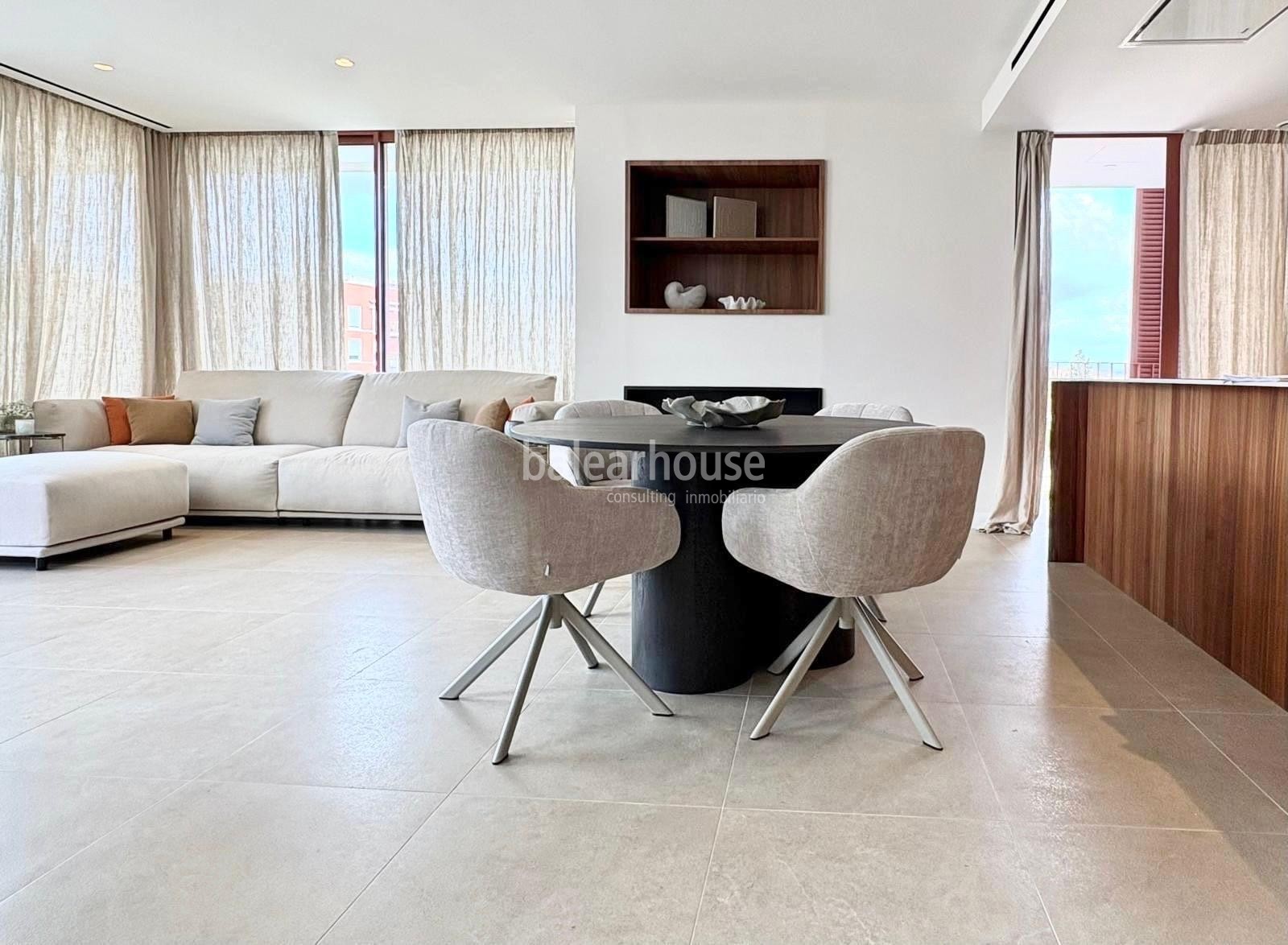 Exclusivo ático de obra nueva en Palma con una arquitectura y diseño de excepción.