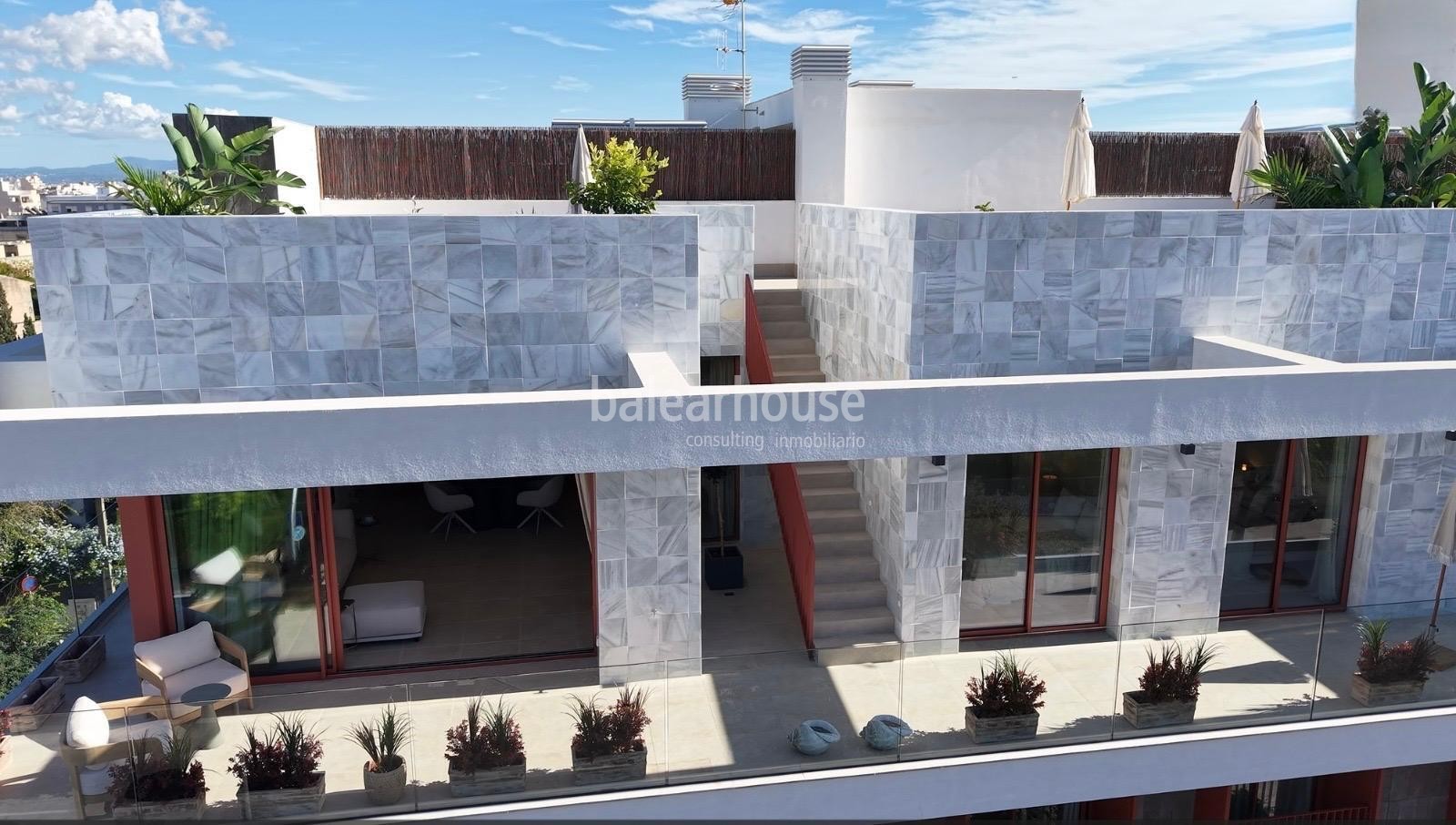 Exclusivo ático de obra nueva en Palma con una arquitectura y diseño de excepción.