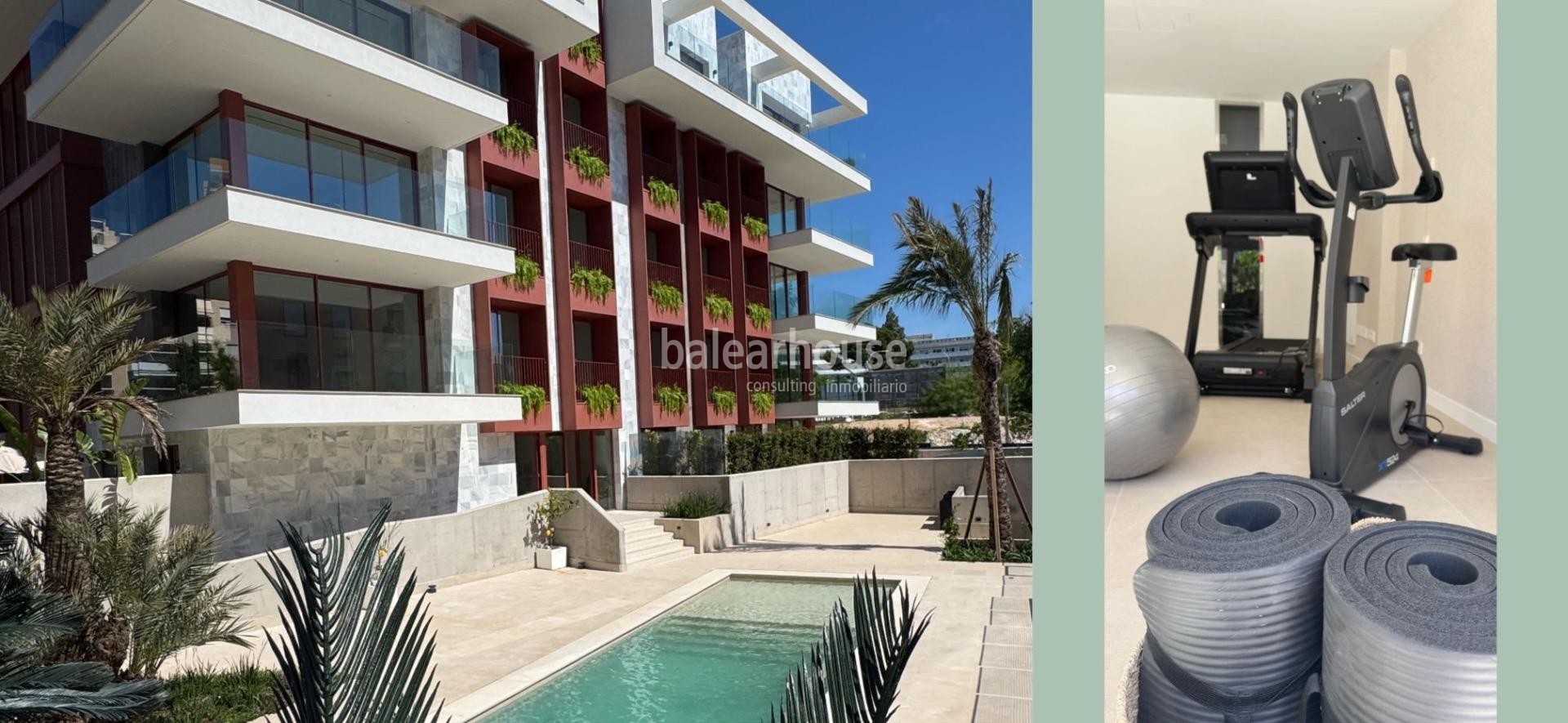 Exclusivo ático de obra nueva en Palma con una arquitectura y diseño de excepción.