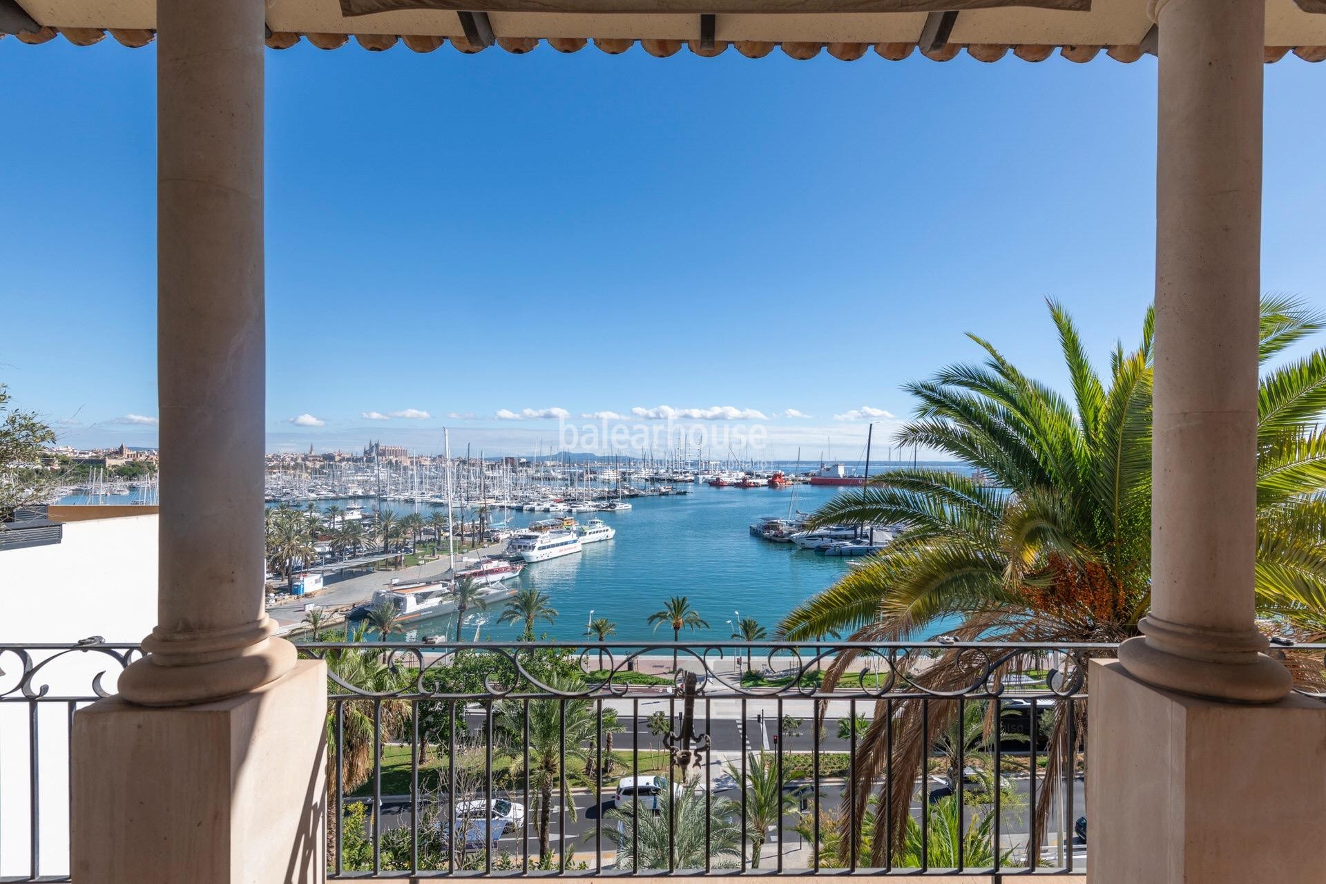 Exklusive Herrenhaus-Villa mit unvergleichlichem Meerblick und Panoramablick auf Palmas Uferpromenade