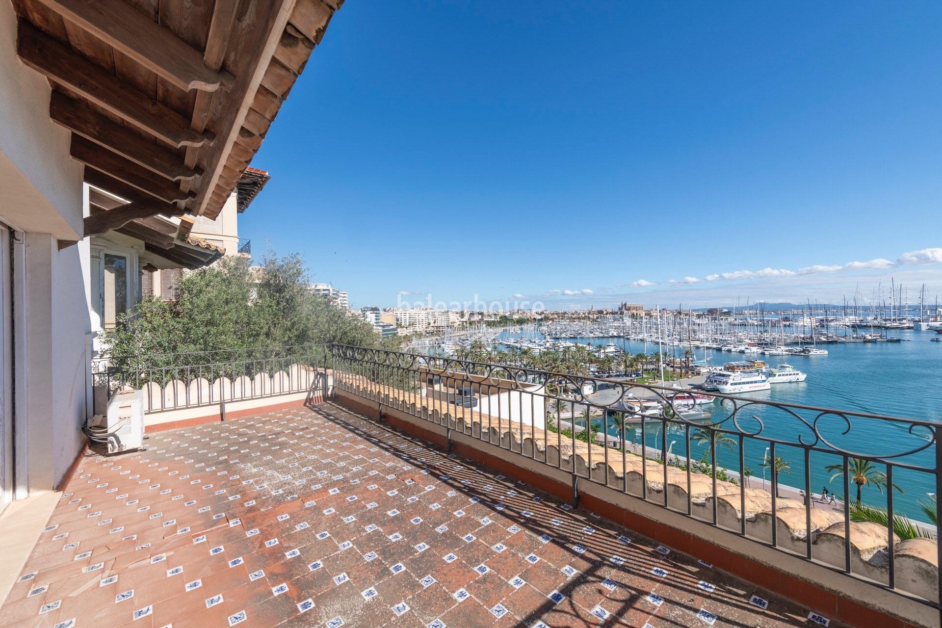 Exklusive Herrenhaus-Villa mit unvergleichlichem Meerblick und Panoramablick auf Palmas Uferpromenade
