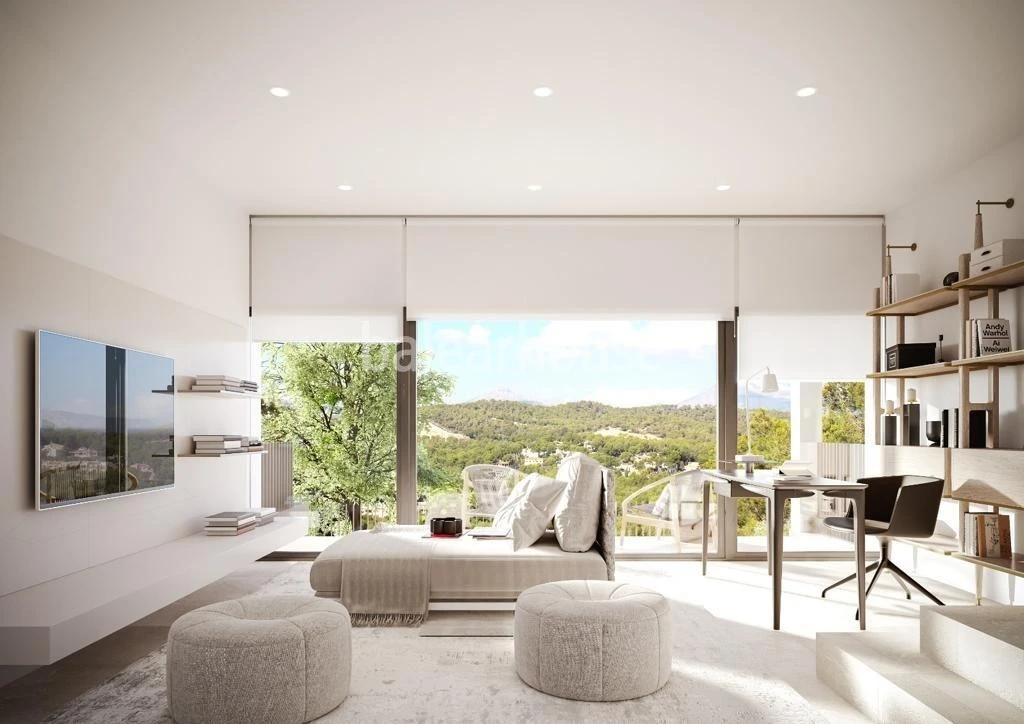 Moderna New build villa with large outdoor spaces and mountain views in Santa Ponsa