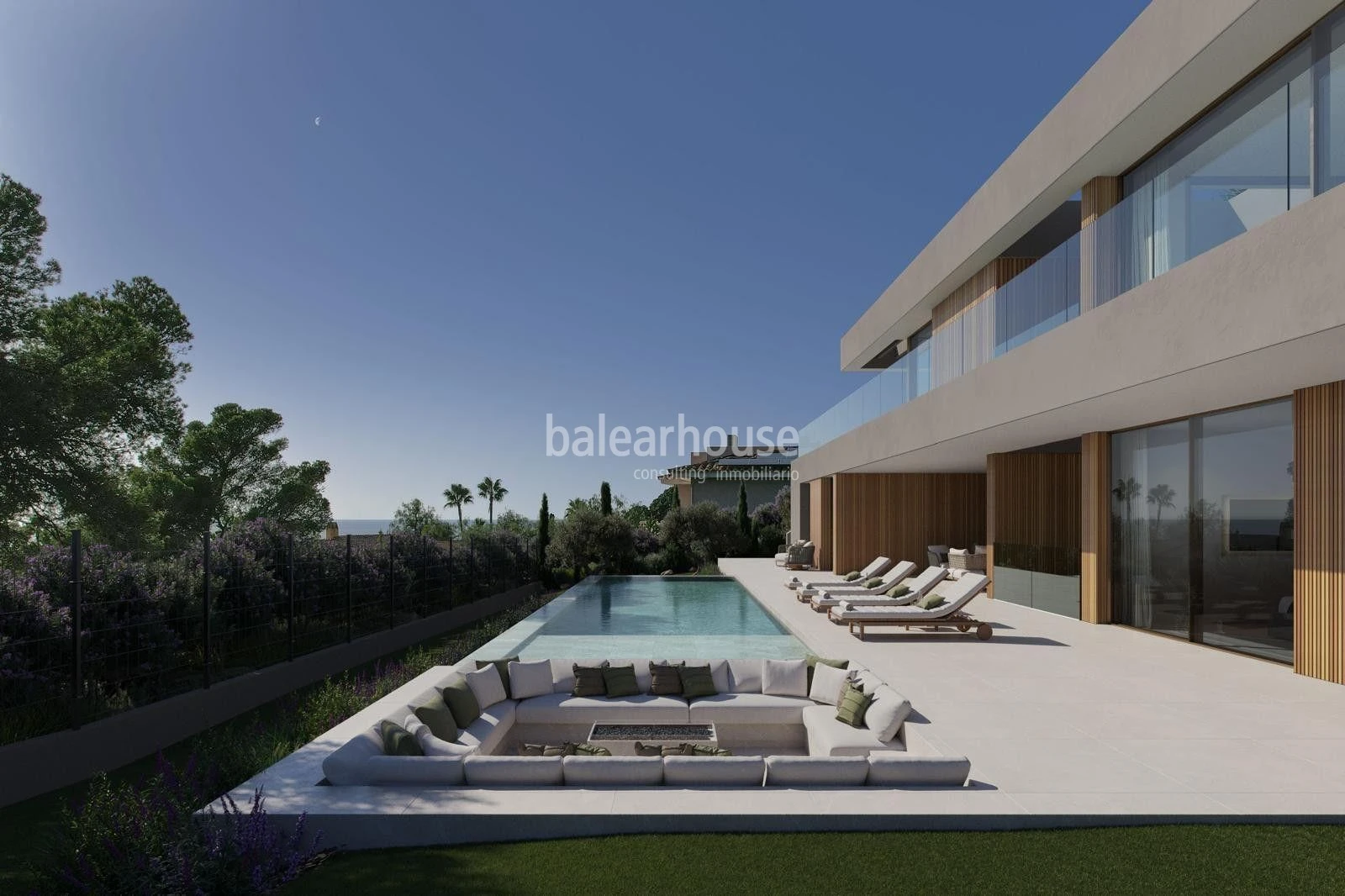 Solar con licencia concedida para la construcción de una villa de lujo con vistas al mar en Nova Santa Ponsa