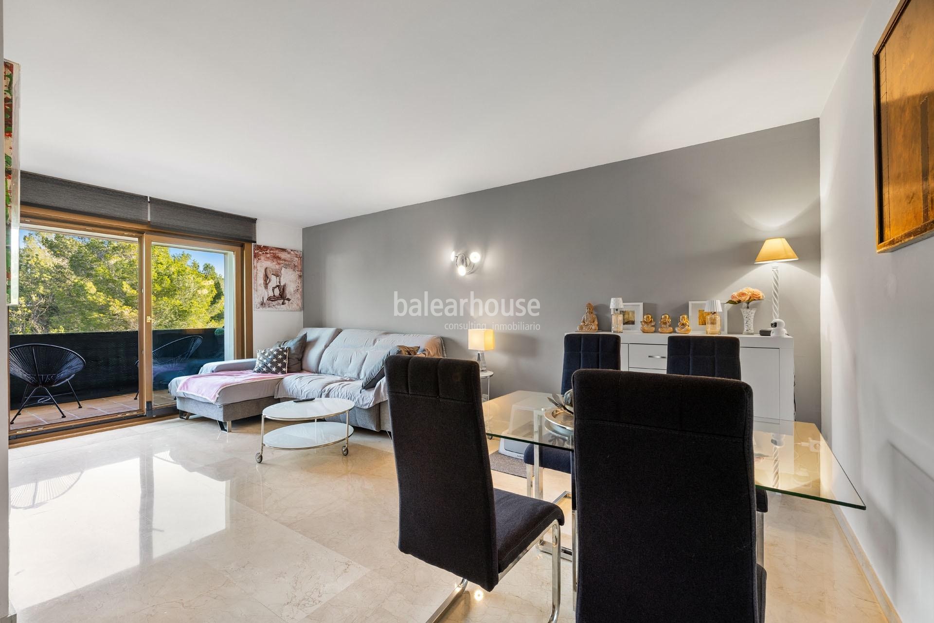 Moderno y luminoso piso dentro del verde entorno de sa Teulera en Palma