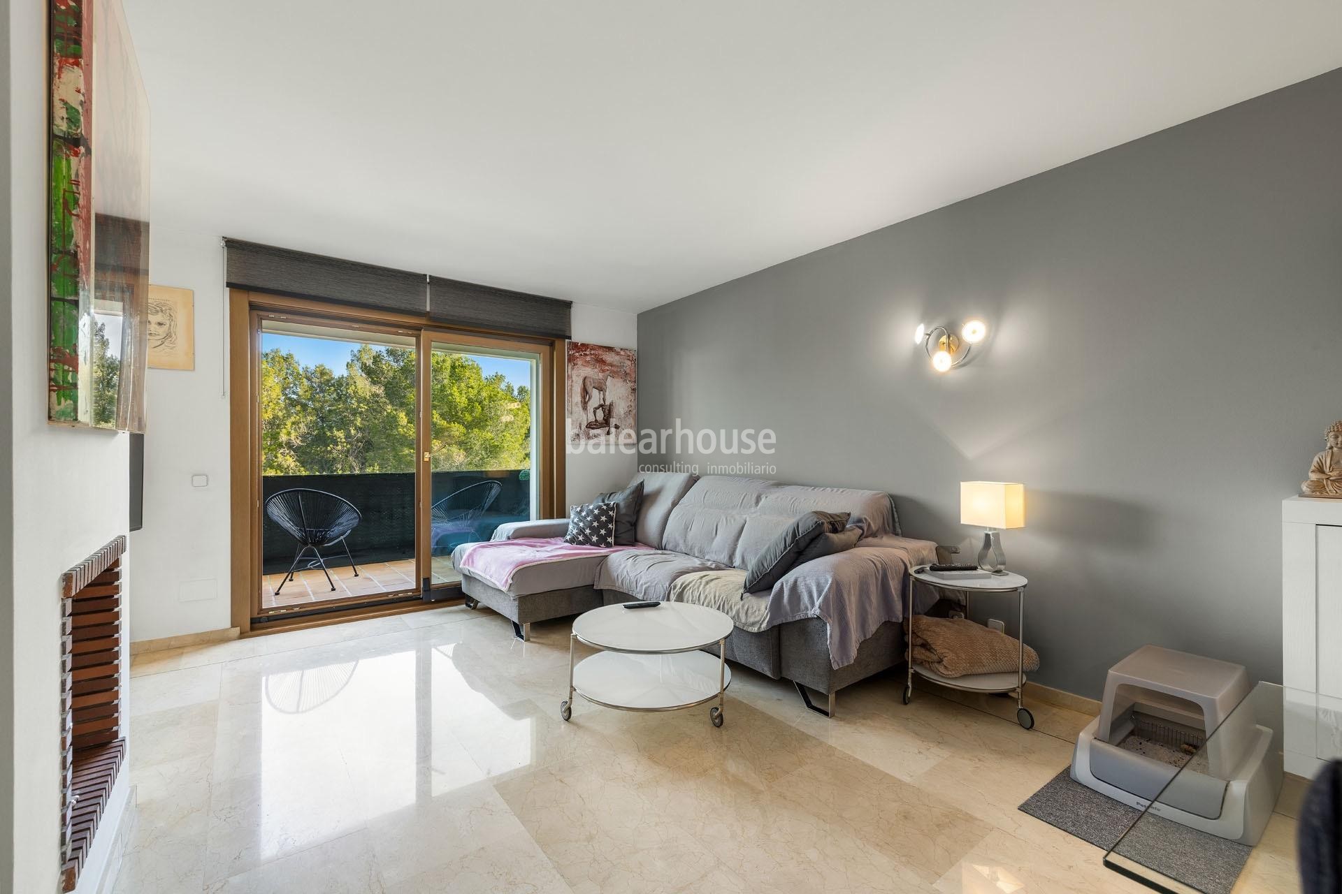 Moderno y luminoso piso dentro del verde entorno de sa Teulera en Palma